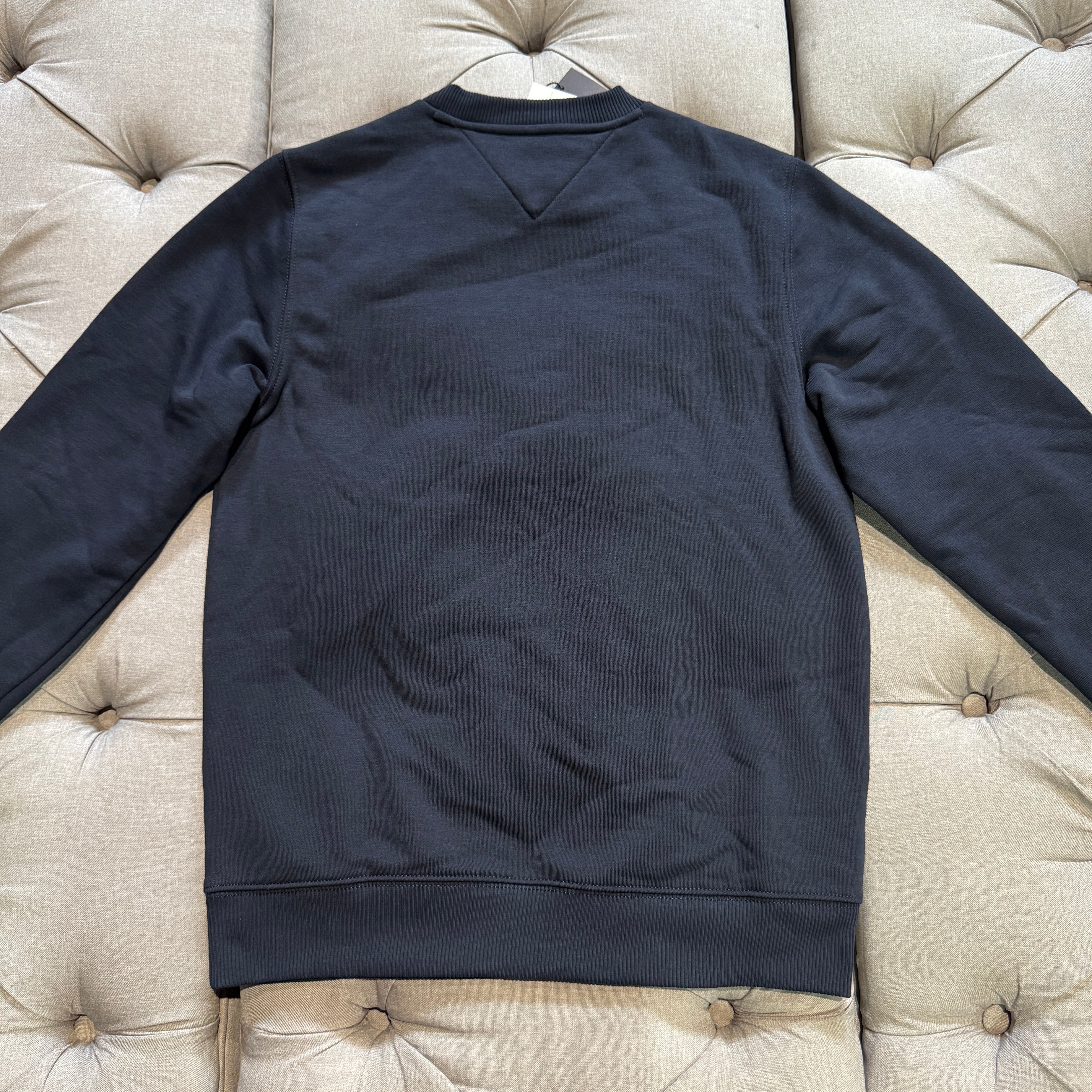 Tommy Hilfiger Embroided Chest Logo Crewneck 'Navy'
