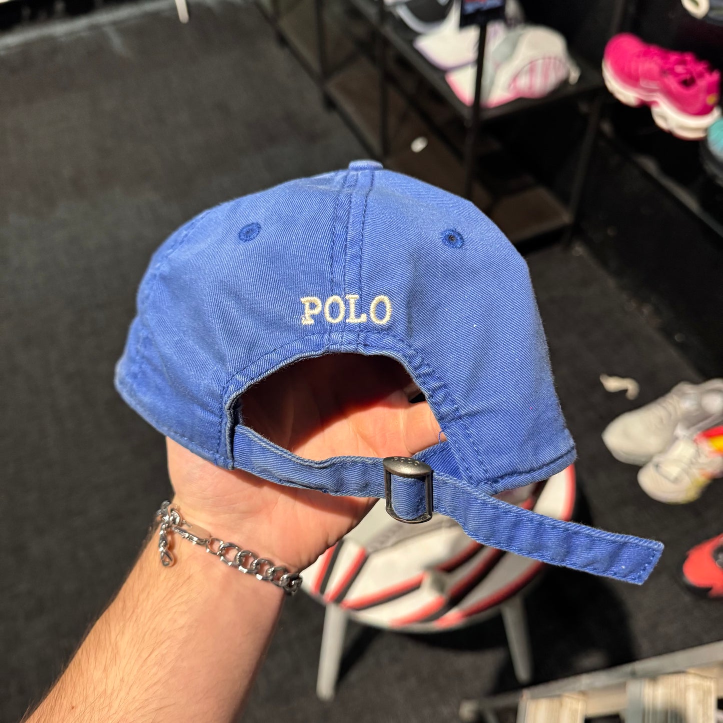 Ralph Lauren Polo Cap 'Blue White' (Second Hand)