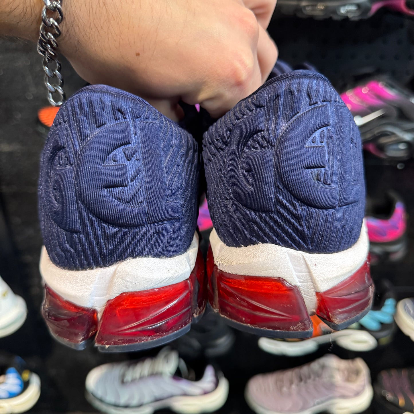 Asics Gel-Quantum 360 5 'Peacoat Navy Red' (Second hand)