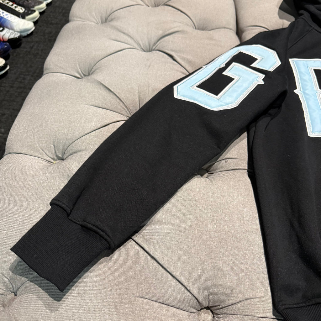 Geedup GDUP Logo Zip-up Hoodie 'Black Baby Blue' (Second hand)