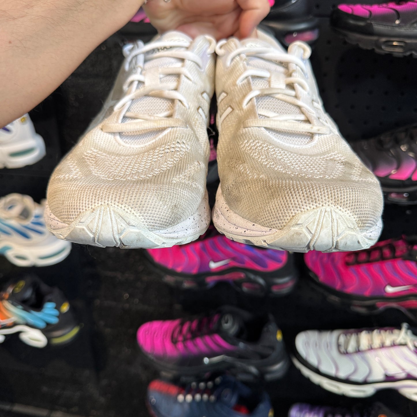 Asics Gel-Quantum 360 7 Knit Tokyo Neon 2.0 'White Black Pure Gold' (Second hand)