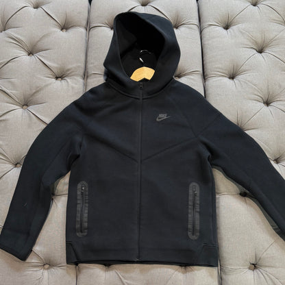 Youth Nike Tech Fleece Jacket 'Black' (Second hand)
