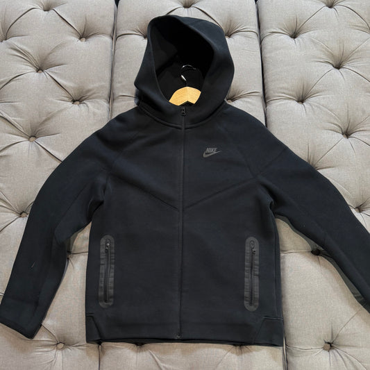 Youth Nike Tech Fleece Jacket 'Black' (Second hand)