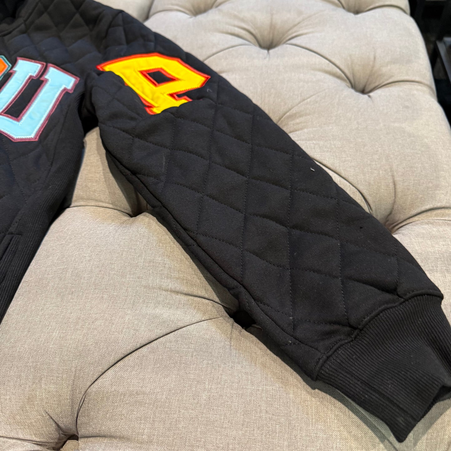 Geedup Team Logo Hoodie 'Holy Grail Multi Color 2.0 Quilt' (Second hand)
