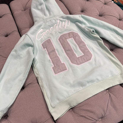 Geedup Jersey Logo Hoodie 'Tiffany' (Second hand)