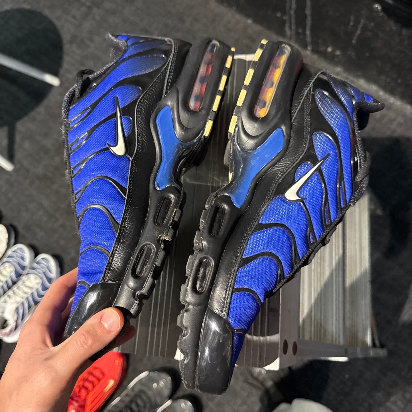 Nike Air Max Plus TN 'Premium Black Racer Blue' (Second hand)