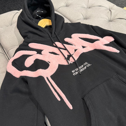 Geedup Handstyle Hoodie 'Black Pink' (Second hand)