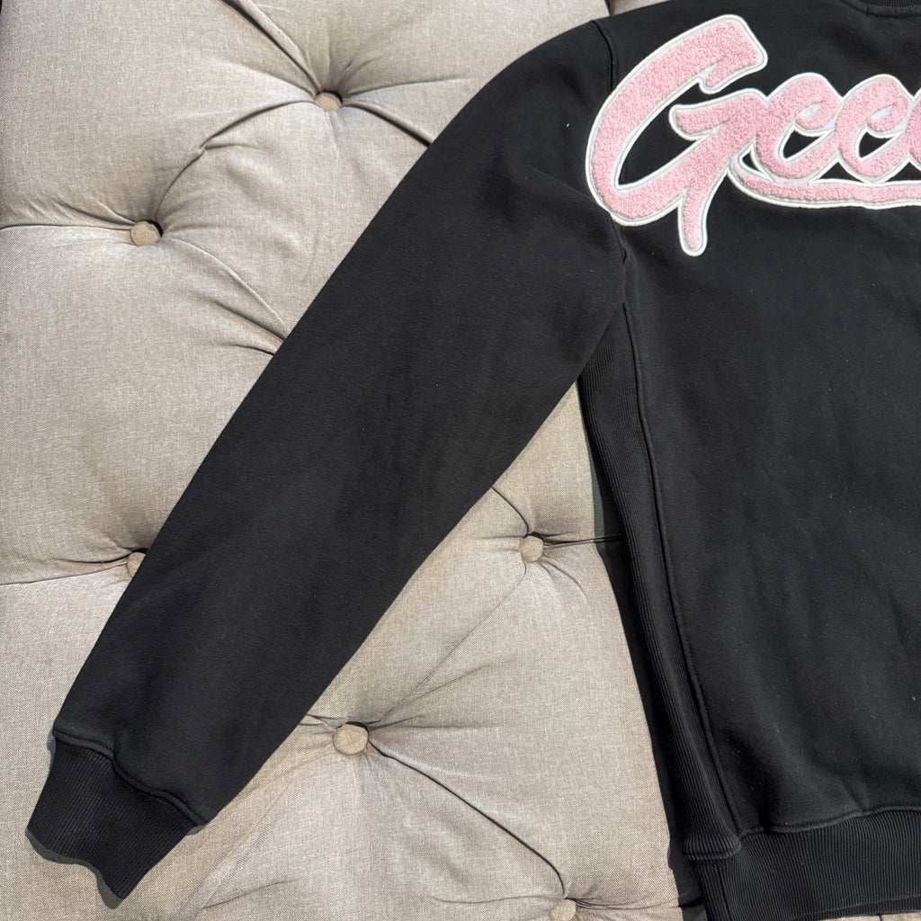 Geedup OS Script Crewneck 'Black Pink' (Second hand)