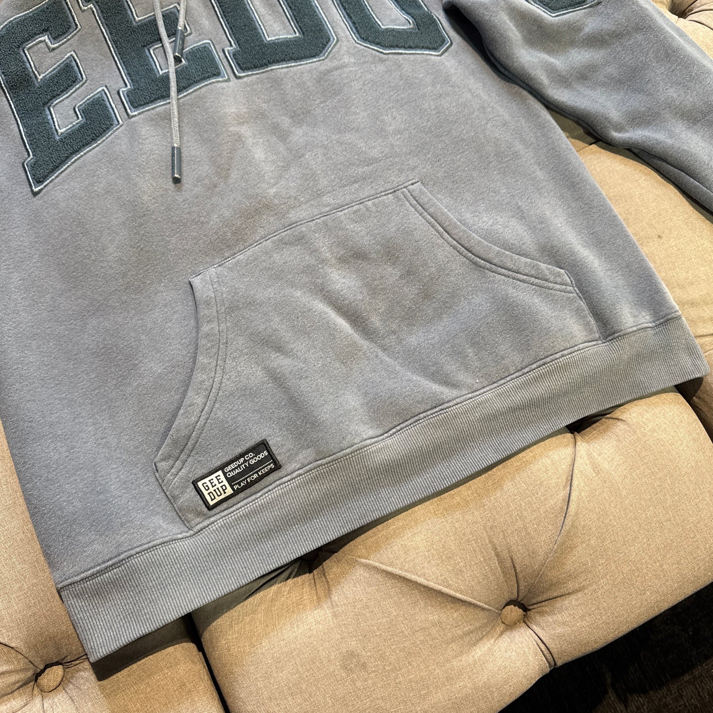 Geedup Team Logo Hoodie 'Deep Blue' (Second hand)