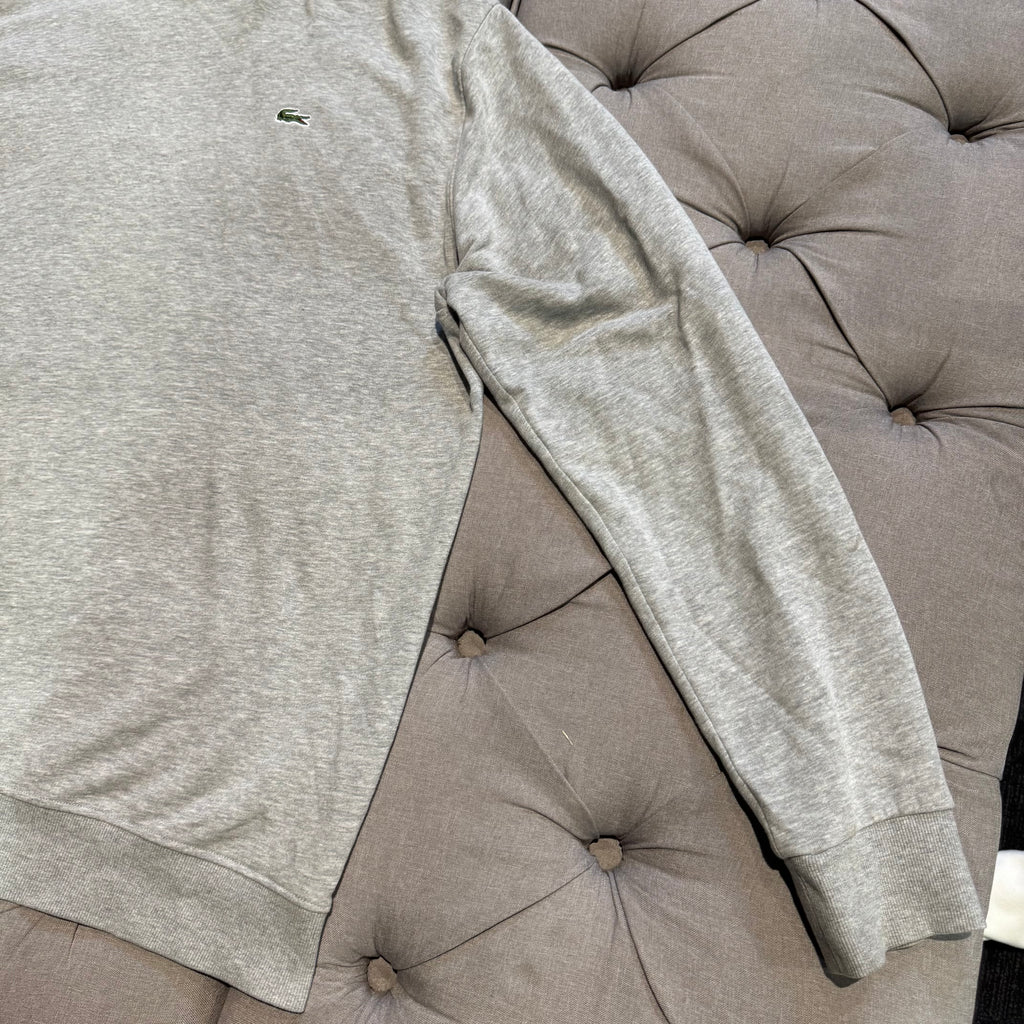 Lacoste Small Croc Crewneck 'Grey' (Second hand)
