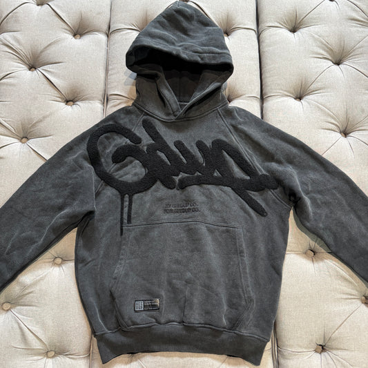 Geedup Handstyle Hoodie 'Washed Black' (Second hand)