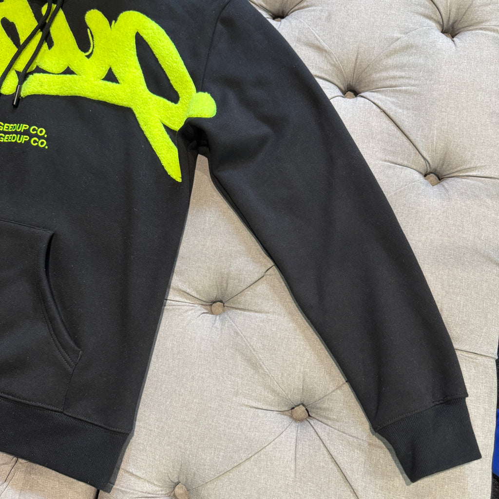 Geedup Handstyle Hoodie 'Black Volt' (Second hand)