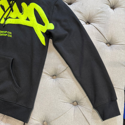 Geedup Handstyle Hoodie 'Black Volt' (Second hand)