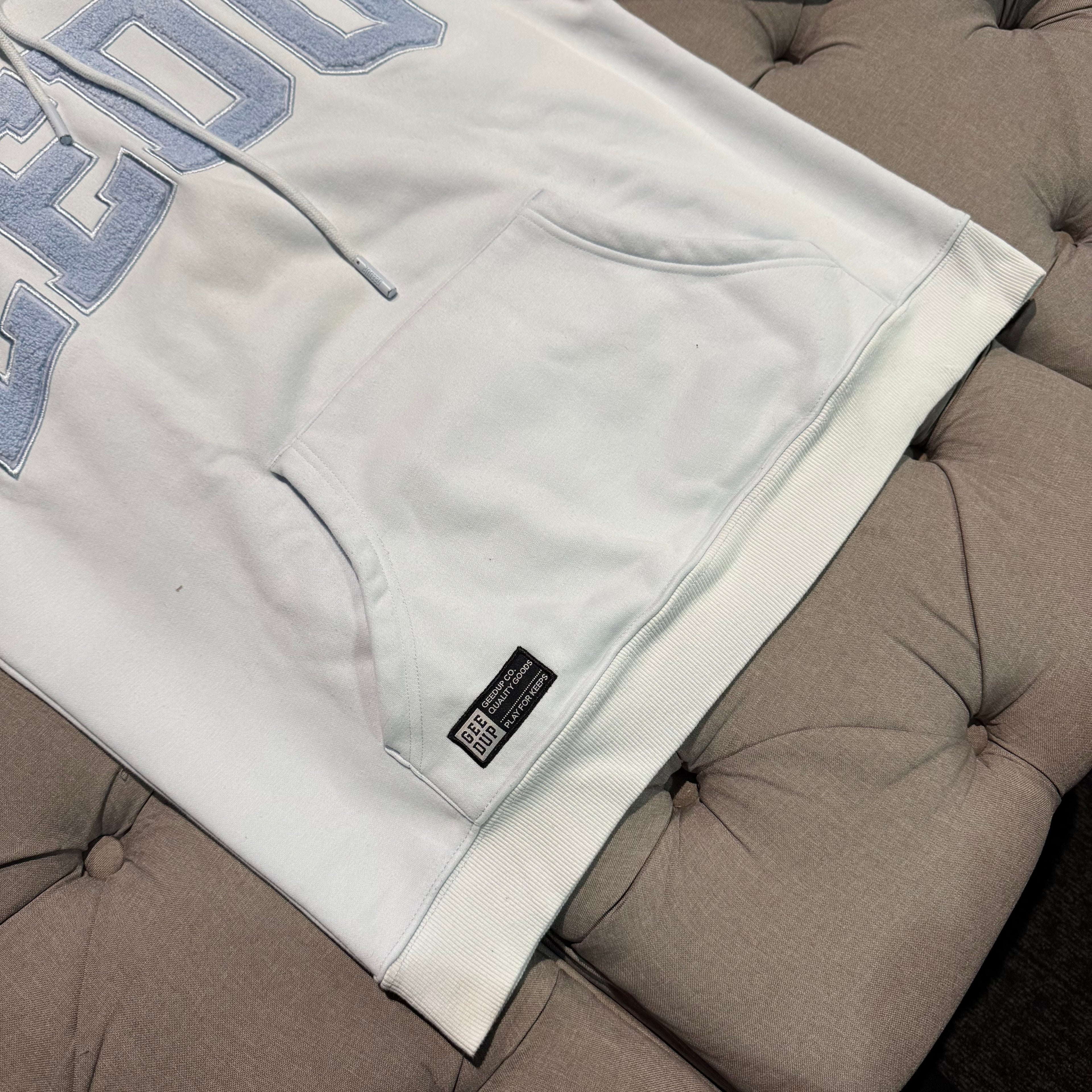 Geedup Team Logo Hoodie 'Pale Blue' (Second hand)
