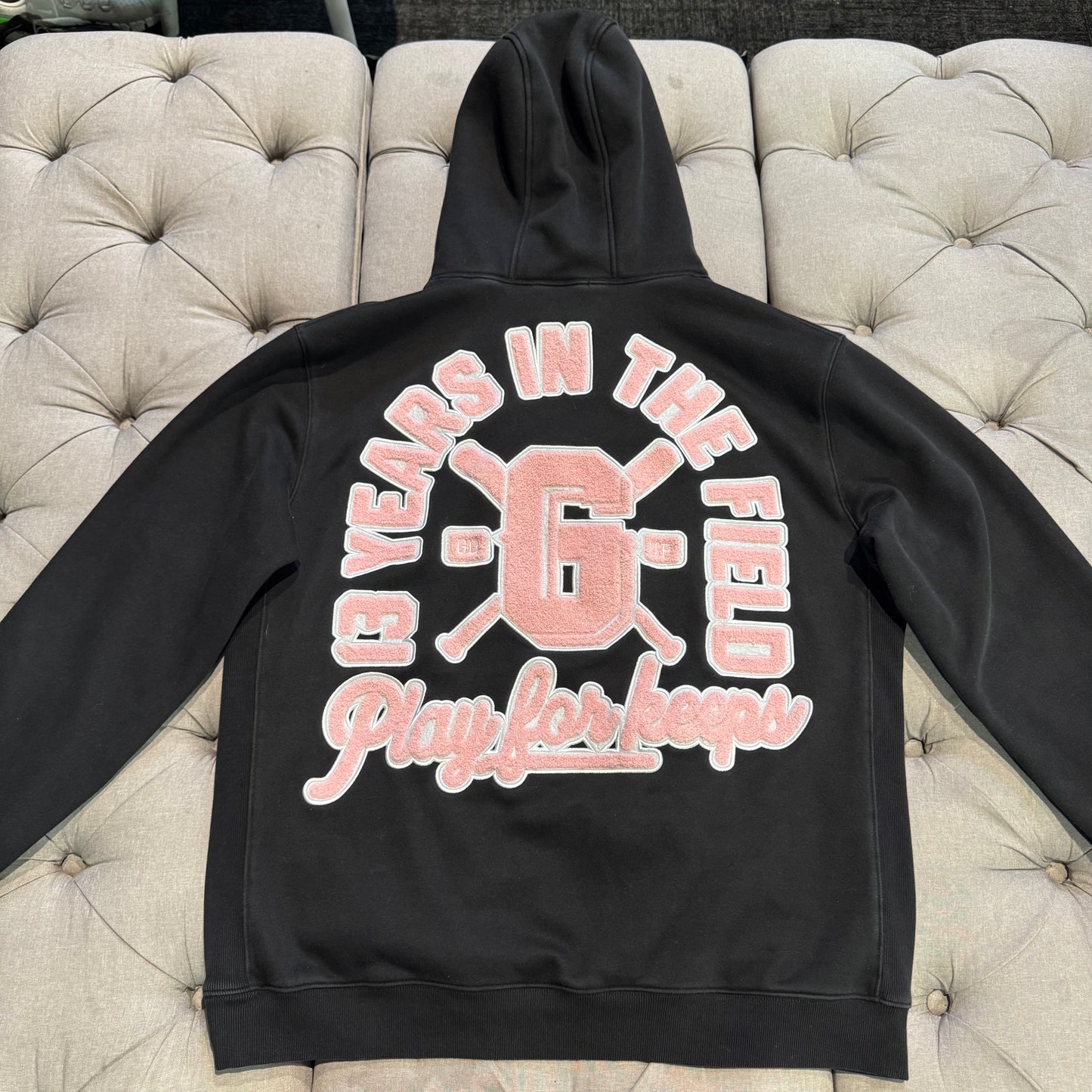 Geedup 13 Years In The Field Hoodie 'Black Pink'  (Second hand)