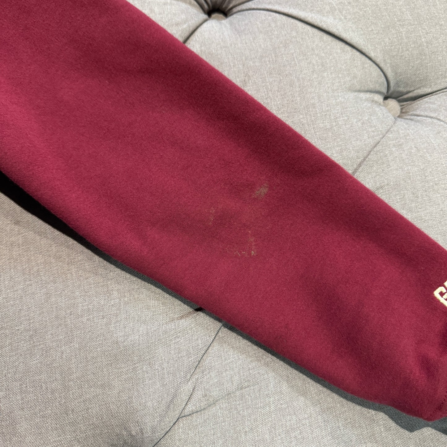 Geedup Handstyle Hoodie 'Maroon Cream' (Second hand)