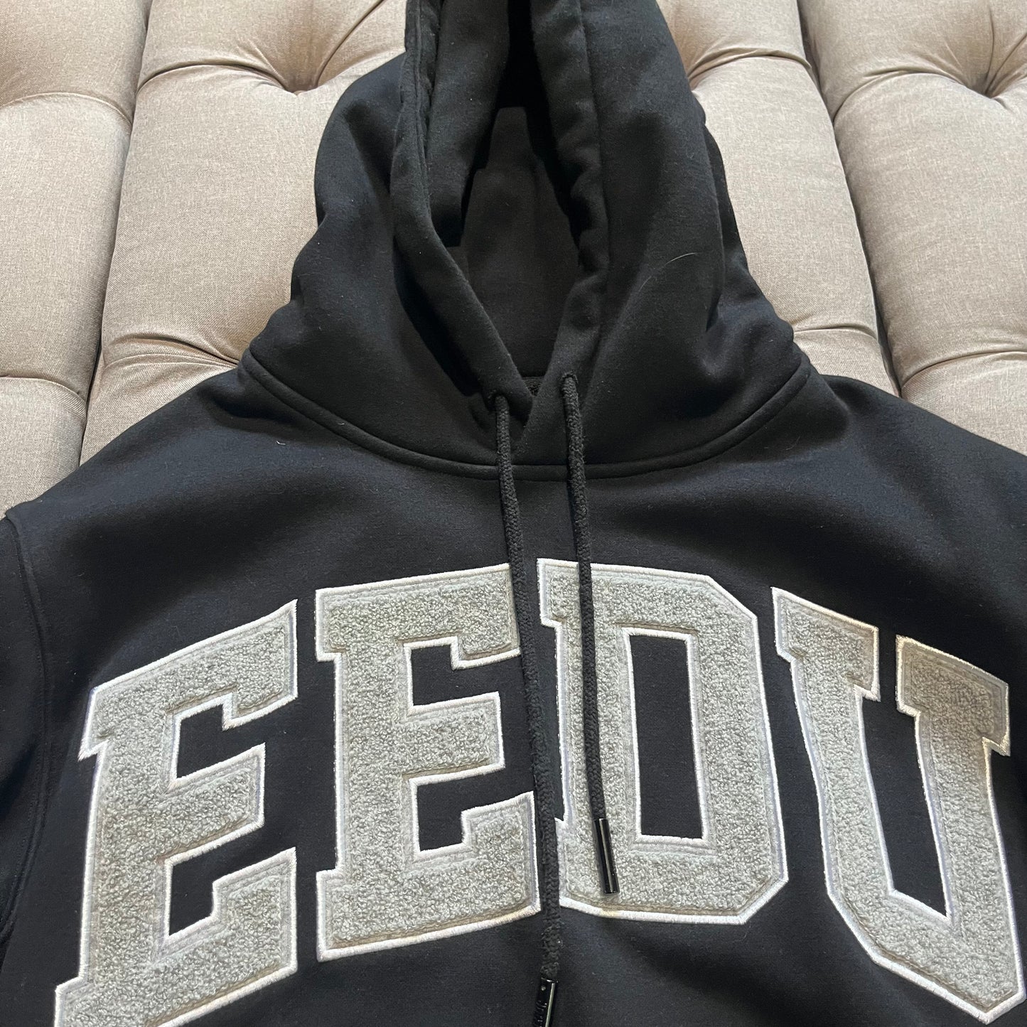 Geedup Team Logo Hoodie 'Black Asphalt Grey' (Second hand)