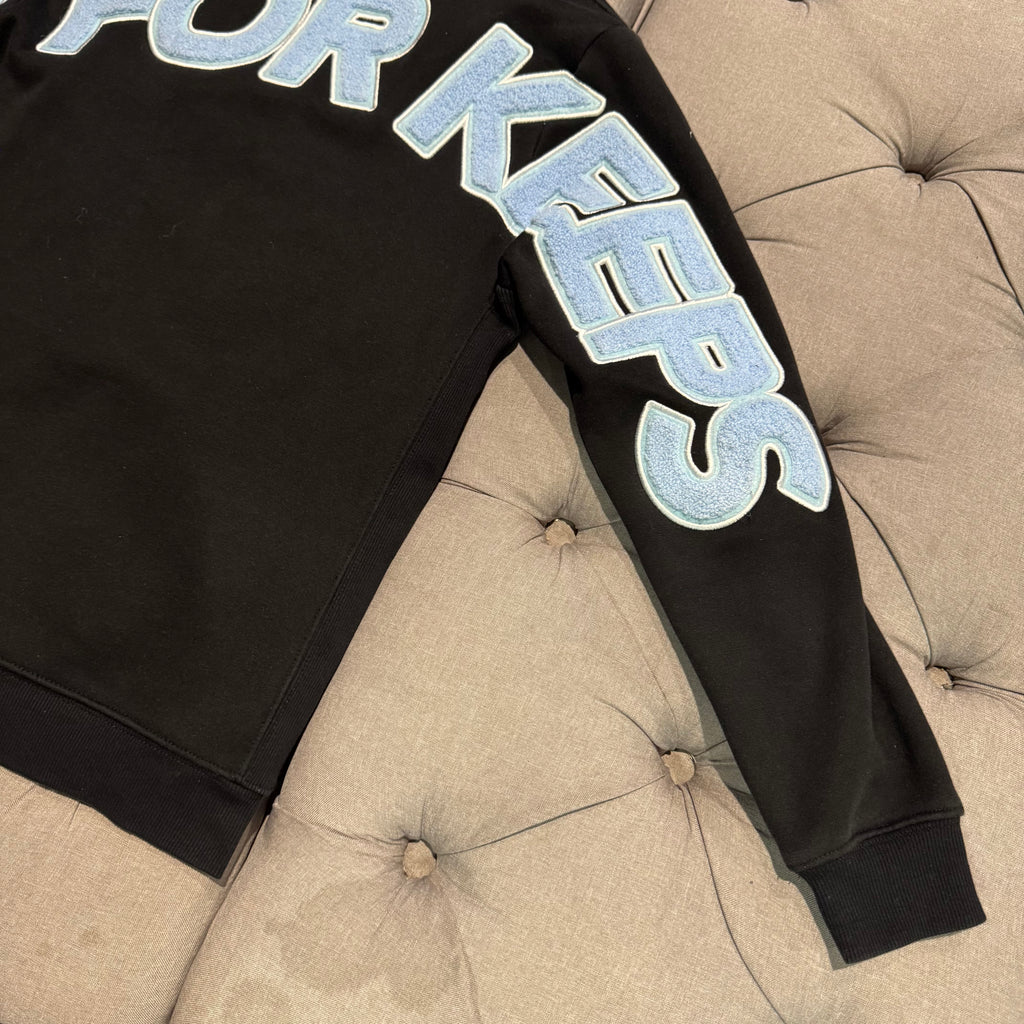 Geedup Play For Keeps Hoodie 'Black Baby Blue' (Second hand)