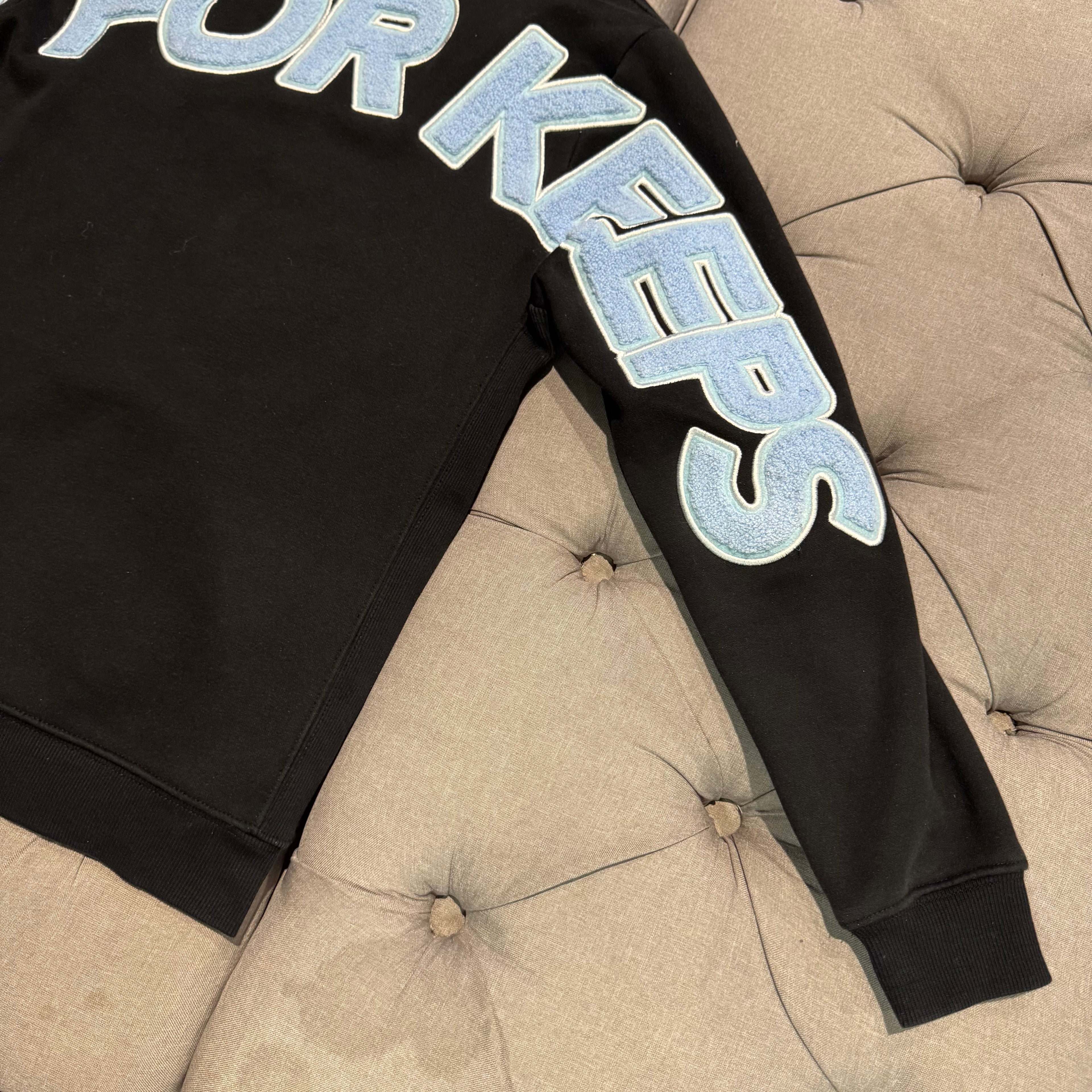 Geedup Play For Keeps Hoodie 'Black Baby Blue' (Second hand)