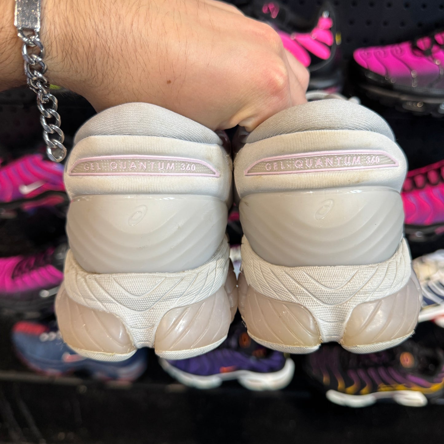 Asics Gel-Quantum 360 8 'Cloud Grey Cement Grey' (Second hand)