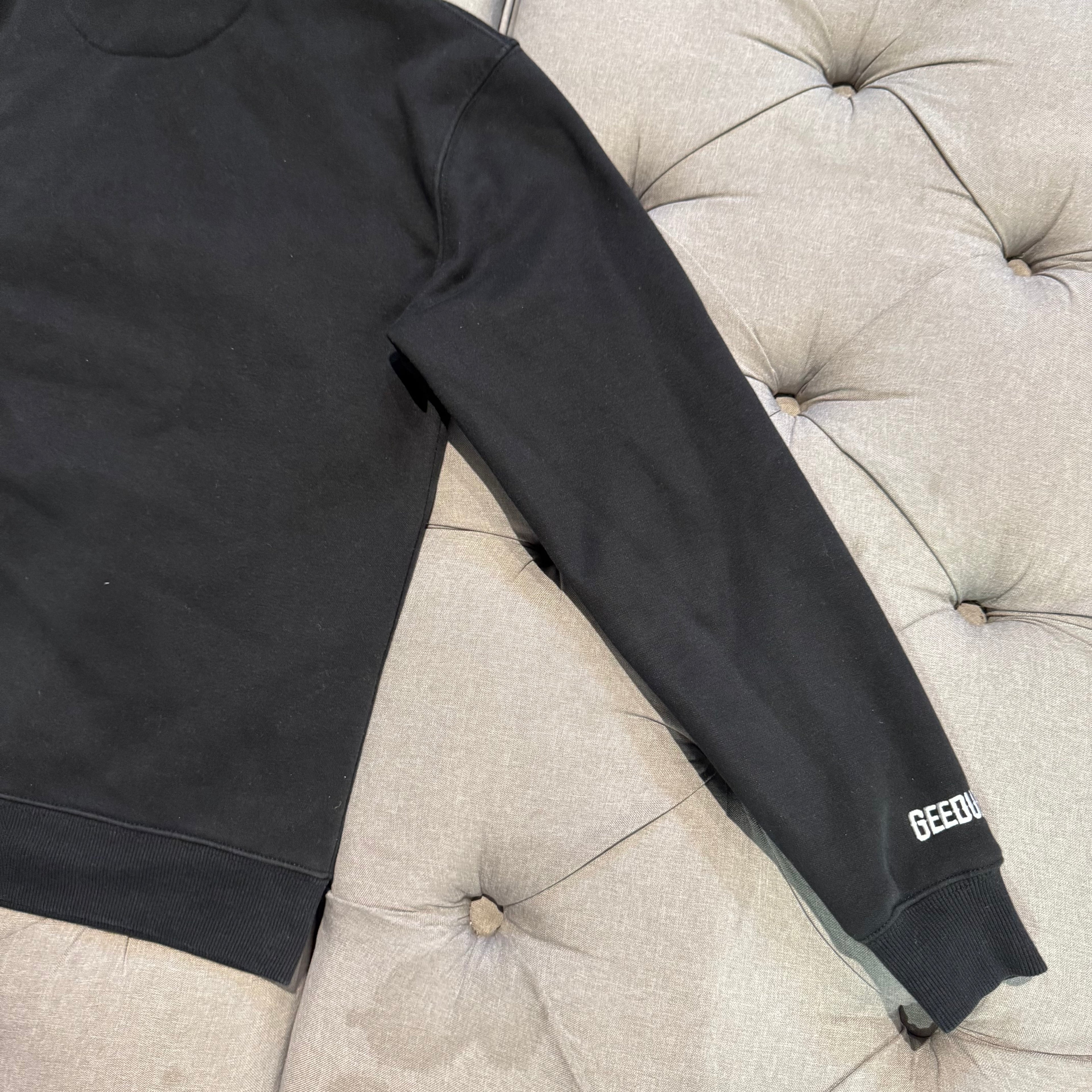 Geedup Handstyle Hoodie 'Black White' (Second hand)