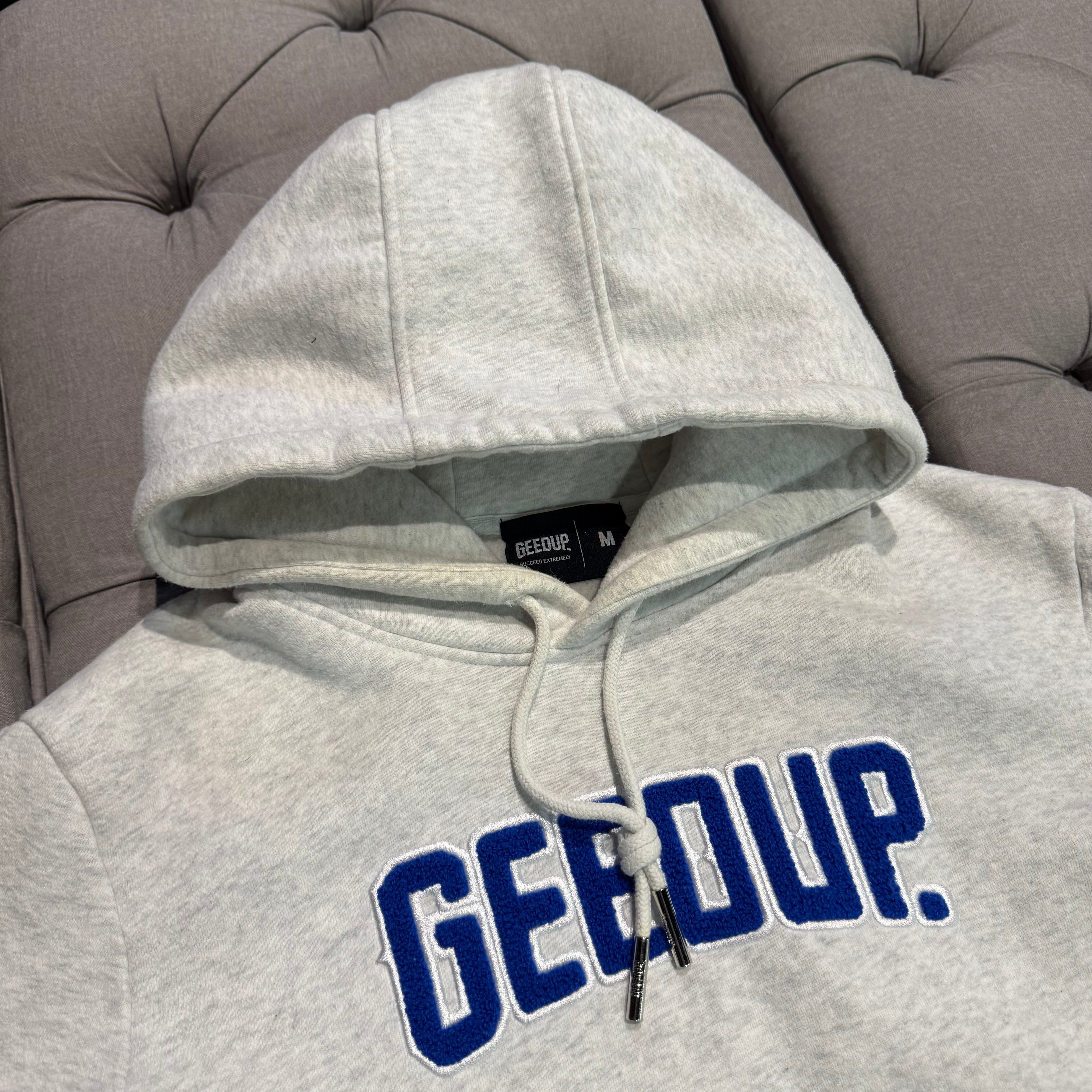 Geedup Play For Keeps Hoodie 'Marle White Blue' (Second hand)