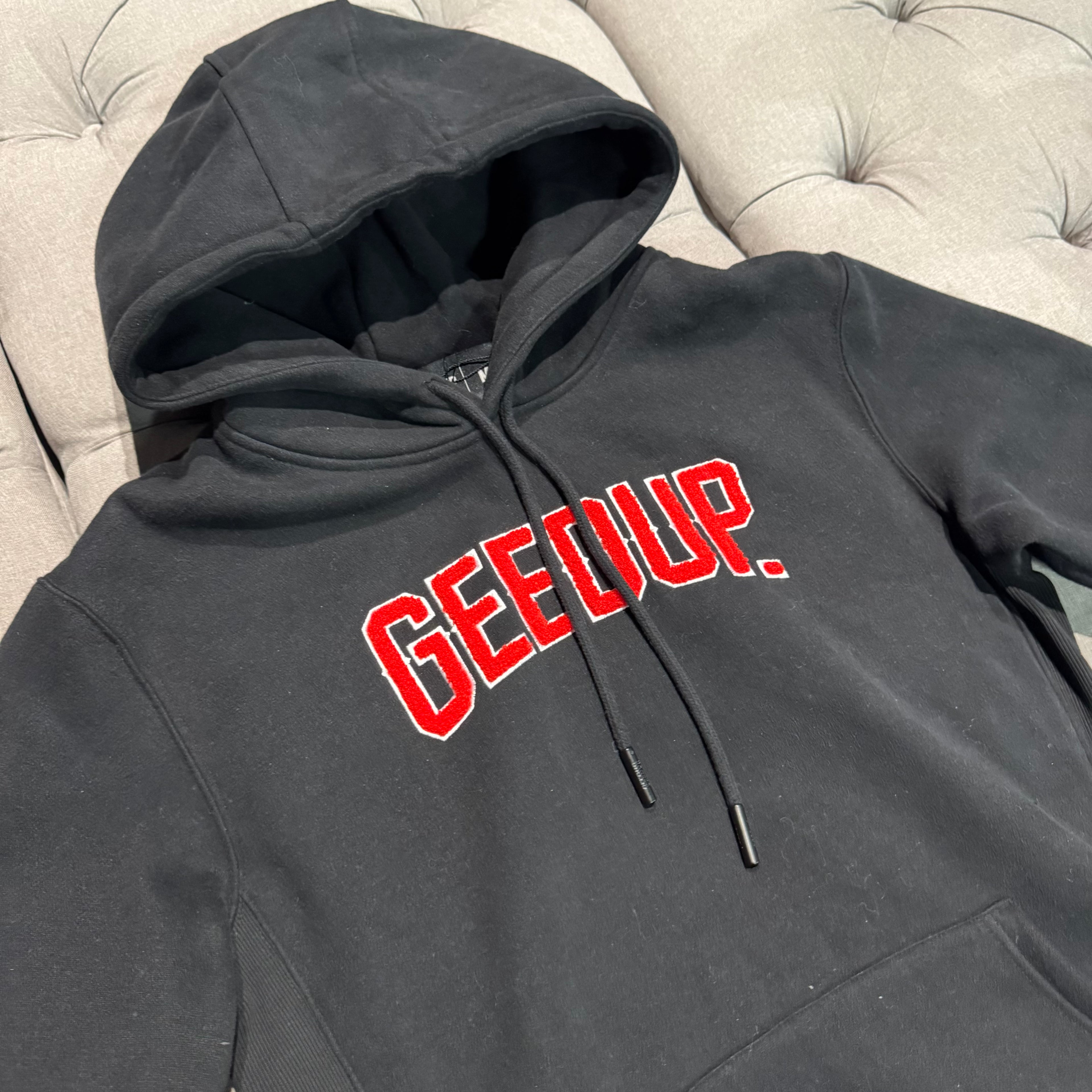 Geedup Play For Keeps Hoodie 'Black Red' (Brand New)