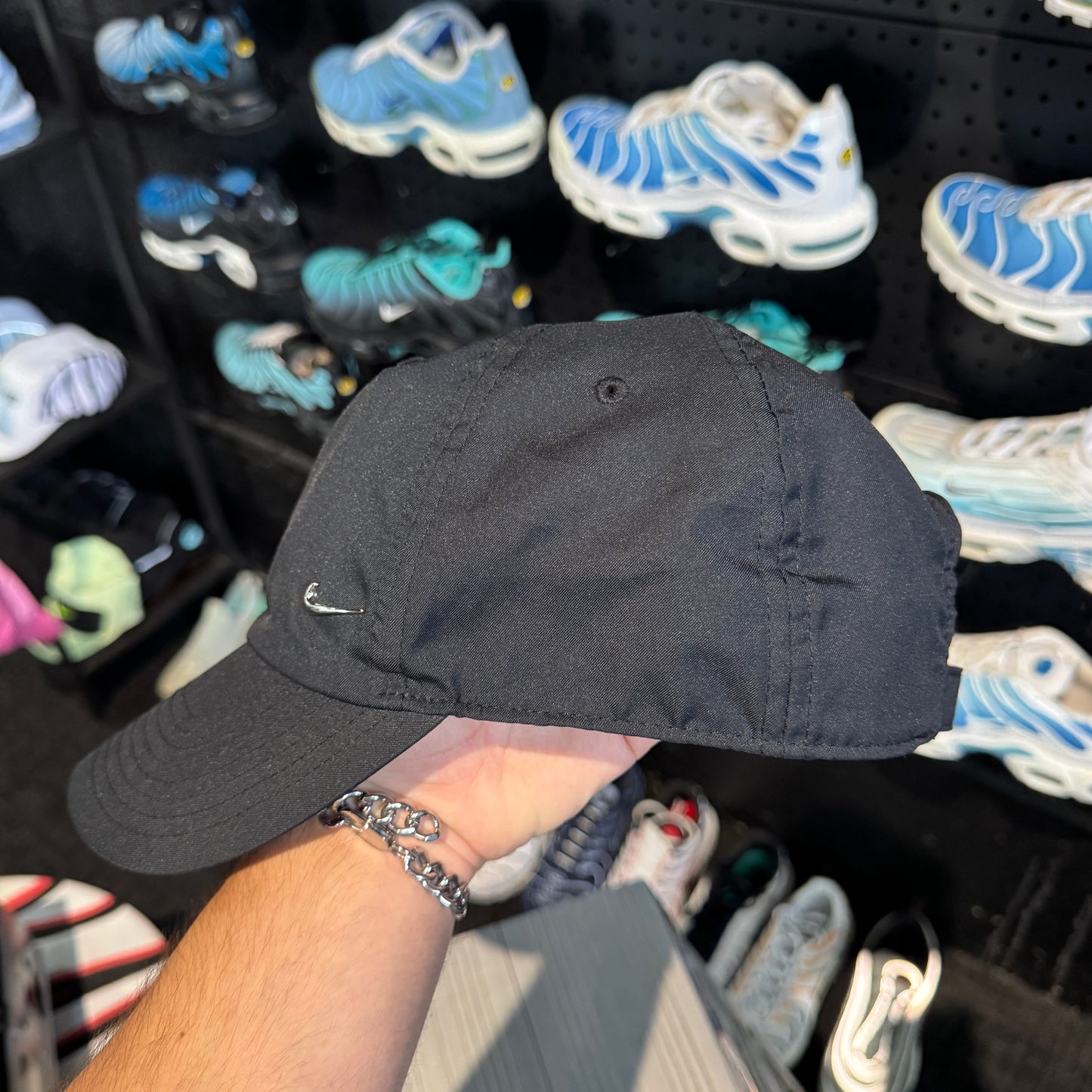 Nike Metal Swoosh Cap ‘Black' (Second Hand)