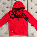 Geedup Handstyle Hoodie 'Red Black' (Second hand)