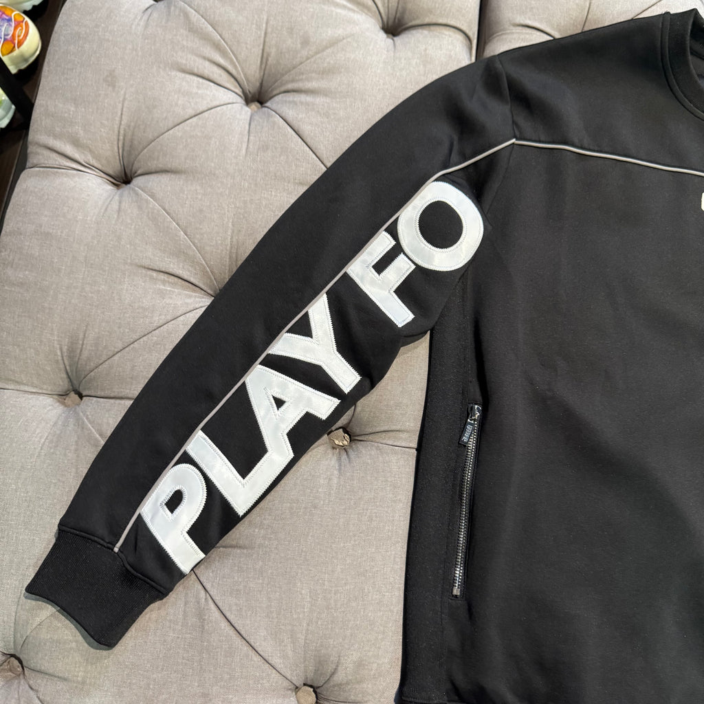 Geedup Play For Keeps Crewneck 'Black White' (Second hand)