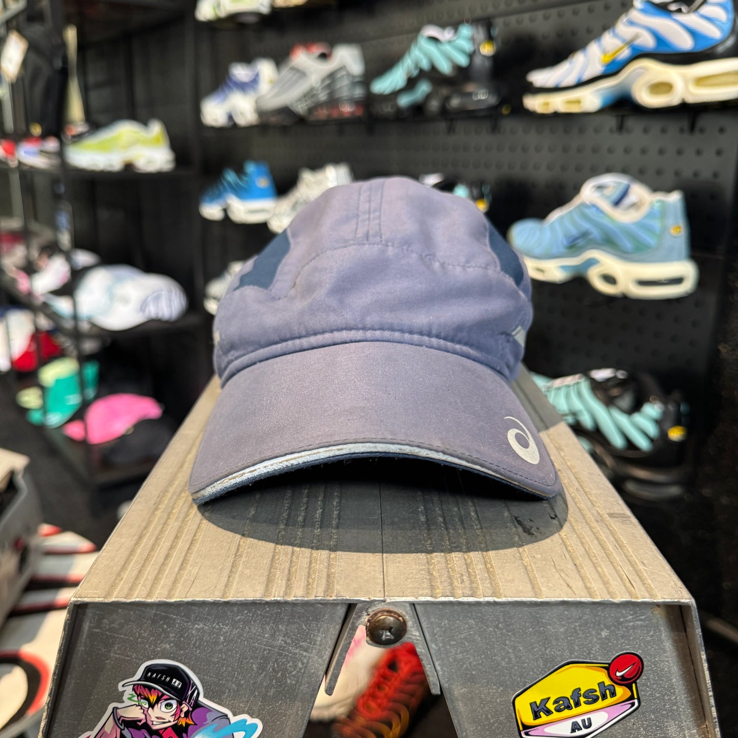 Asics Cap Brim Logo 'Blue' (Second hand)