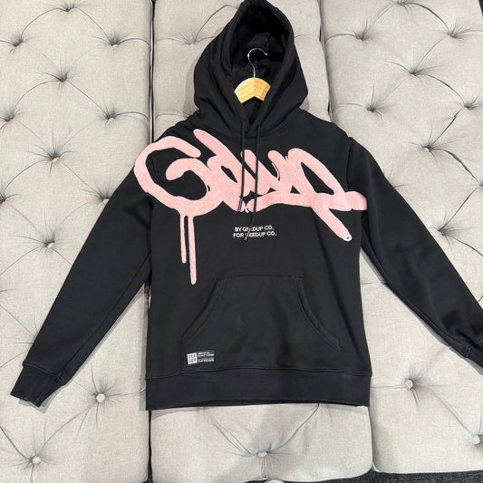 Geedup Handstyle Hoodie 'Black Pink' (Second hand)