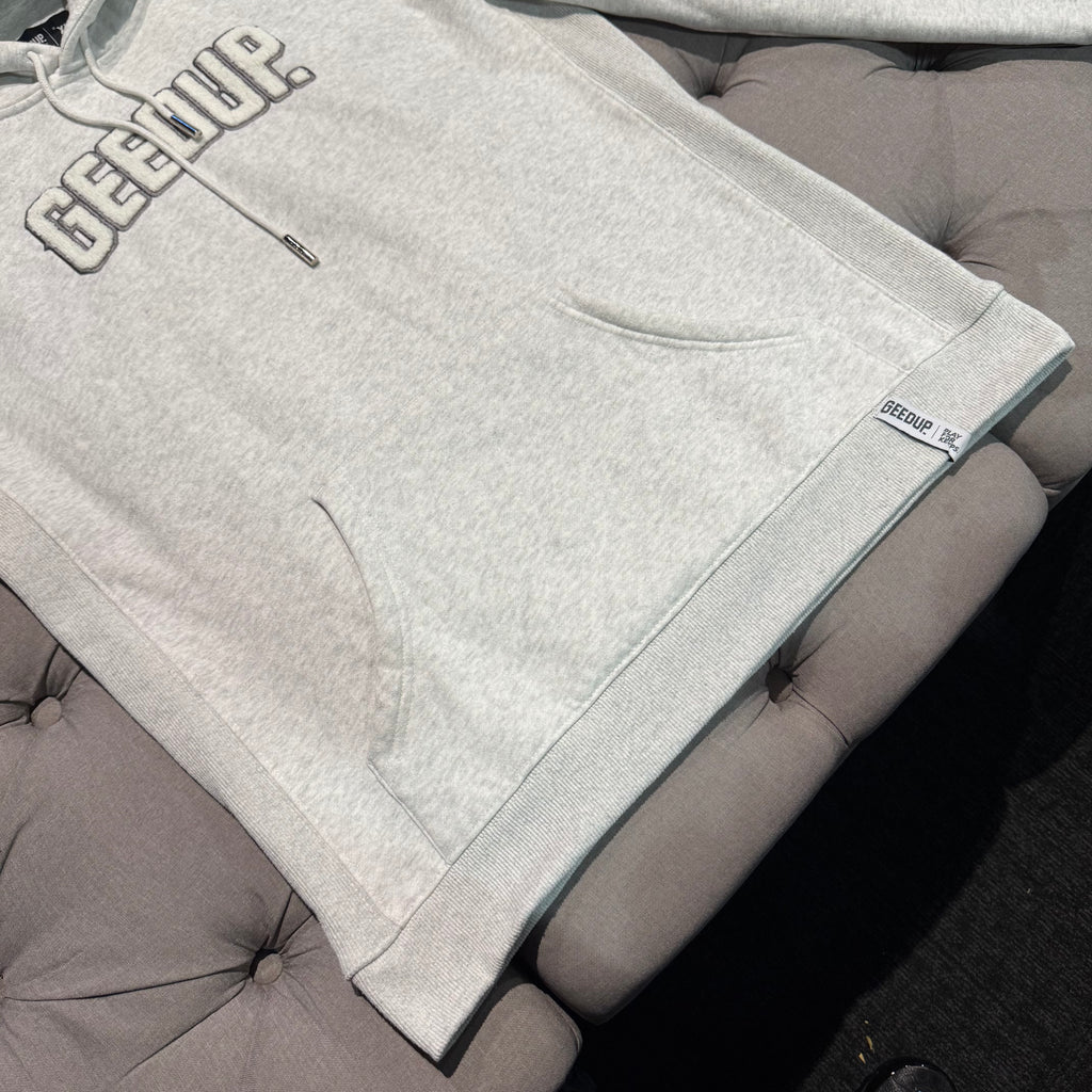Geedup Play For Keeps Hoodie 'White Marle White' (Second hand)