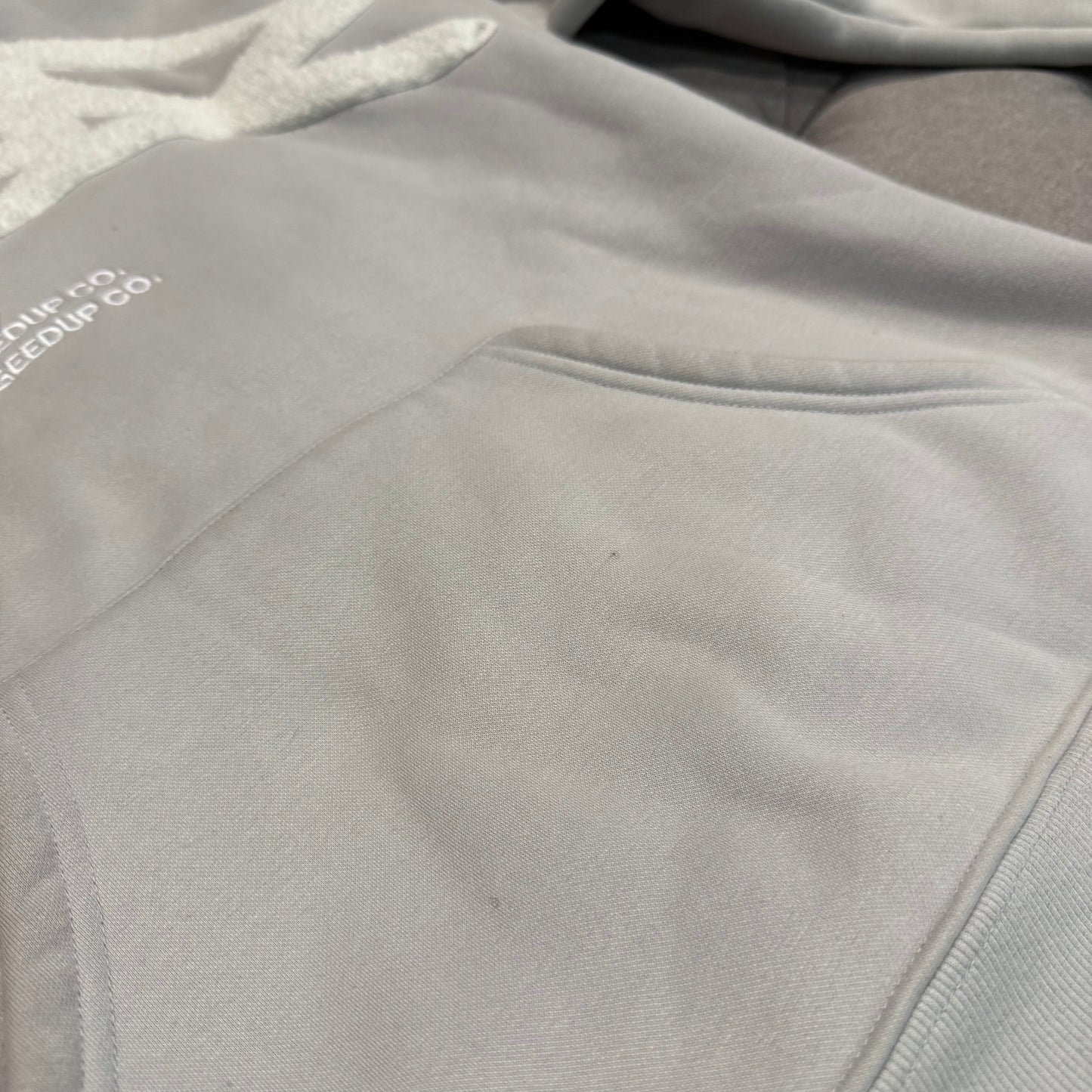 Geedup Handstyle Hoodie 'Grey White' (2022) (Second hand)