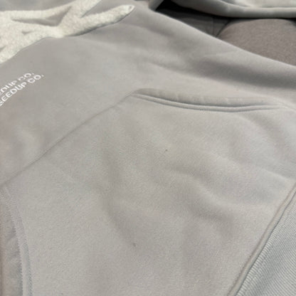 Geedup Handstyle Hoodie 'Grey White' (2022) (Second hand)