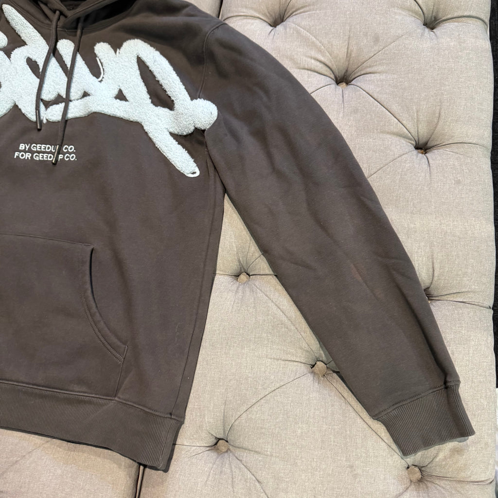 Geedup Handstyle Hoodie 'Graphite Pale Blue' (Second hand)