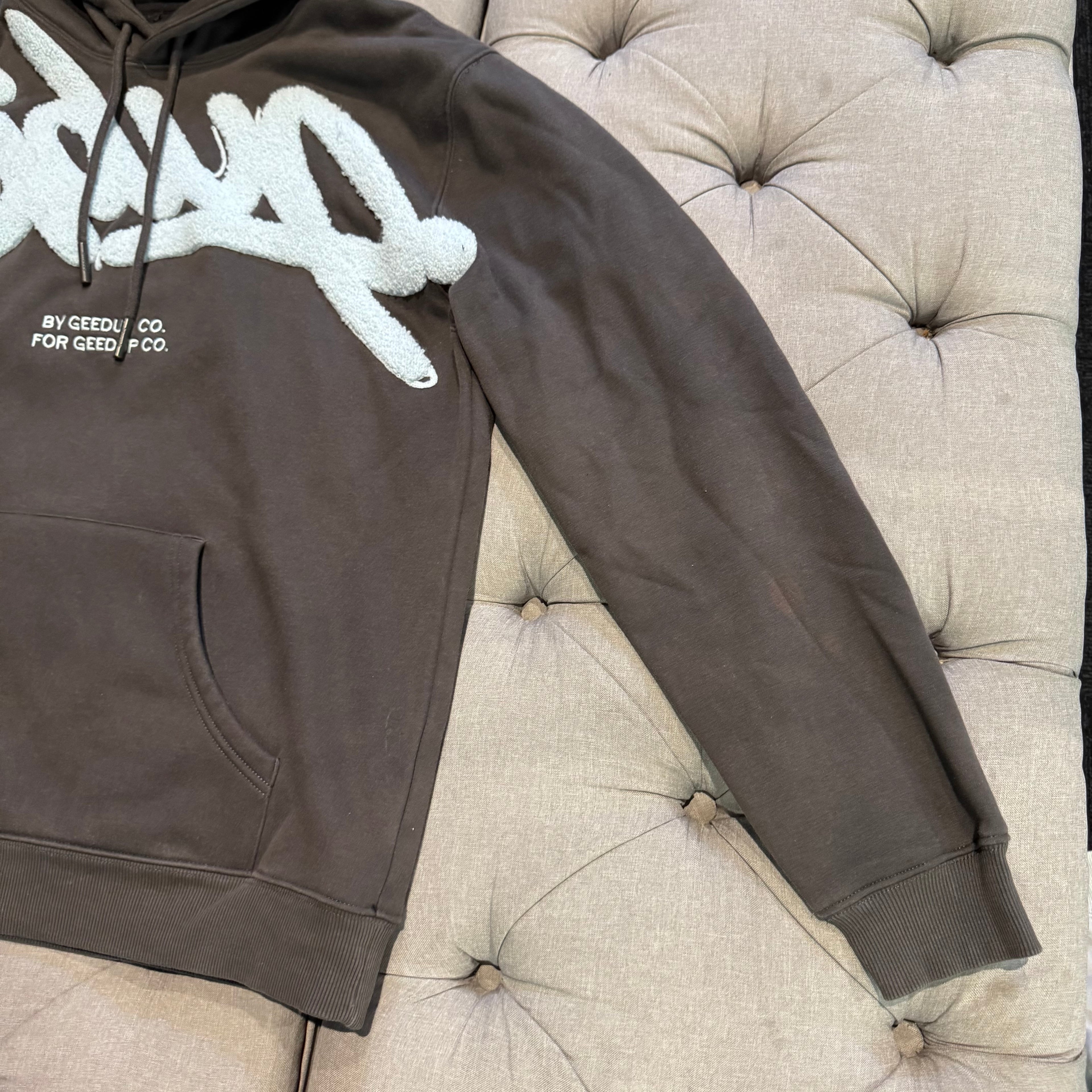 Geedup Handstyle Hoodie 'Graphite Pale Blue' (Second hand)