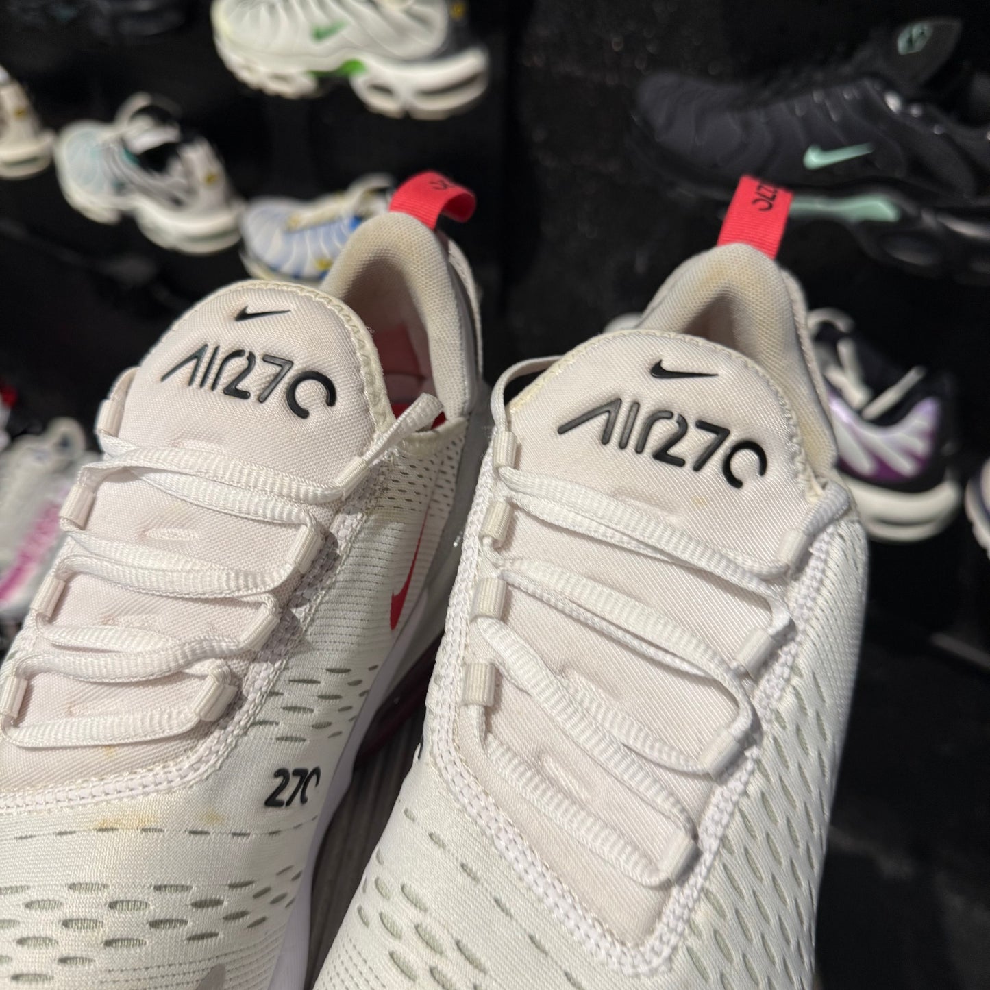 Nike Air Max 270 'White Light Fusion Red' (Second hand)