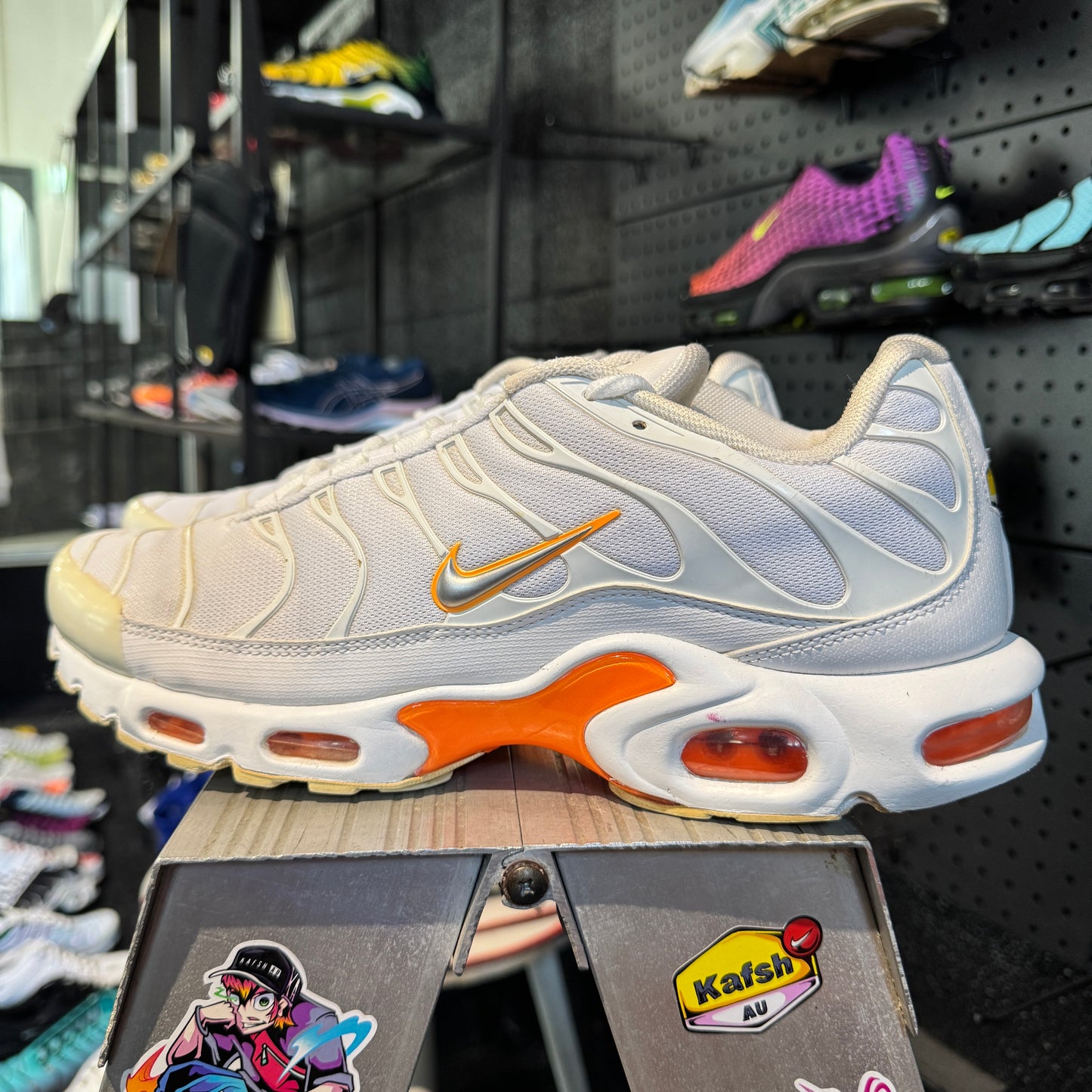 Nike Air Max Plus TN 'White SIlver Orange' (Second hand)