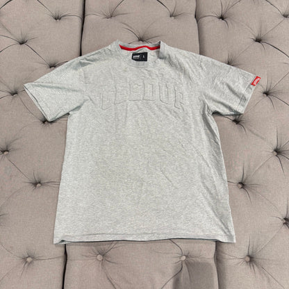 Geedup Embossed Logo T-shirt 'Grey' (Second hand)