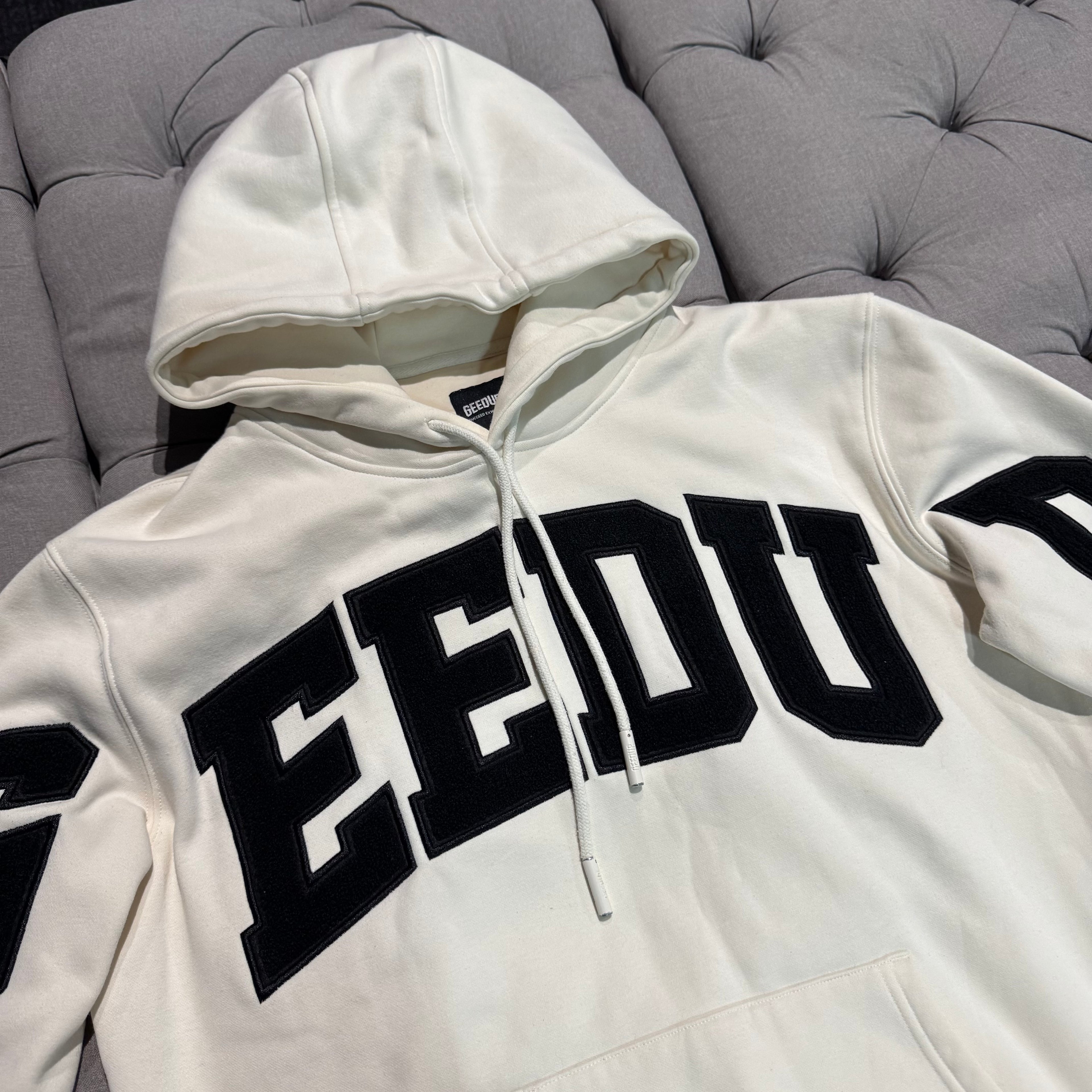 Geedup Team Logo Hoodie 'Buttercream Black' (Second hand)