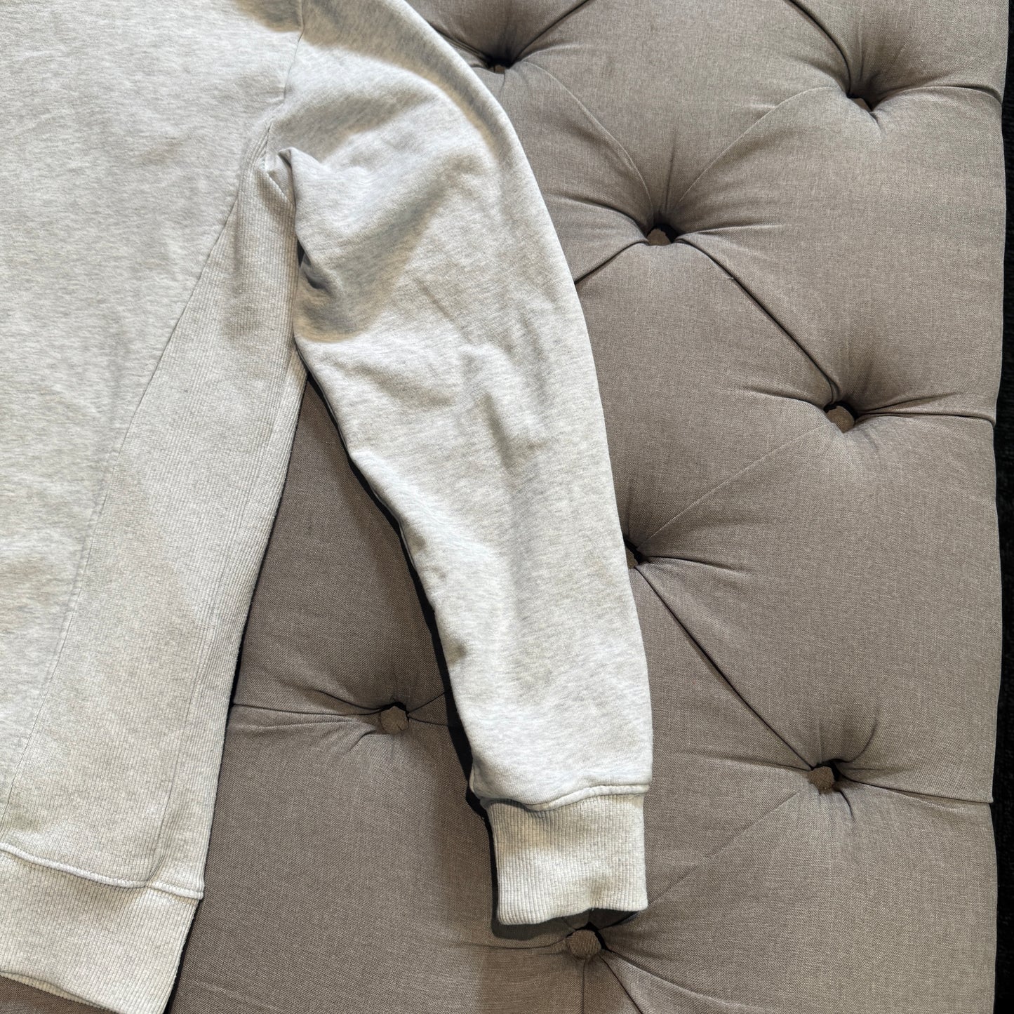 Geedup Since 2010 Quarter Zip 'White Marle Blue' (Second hand)