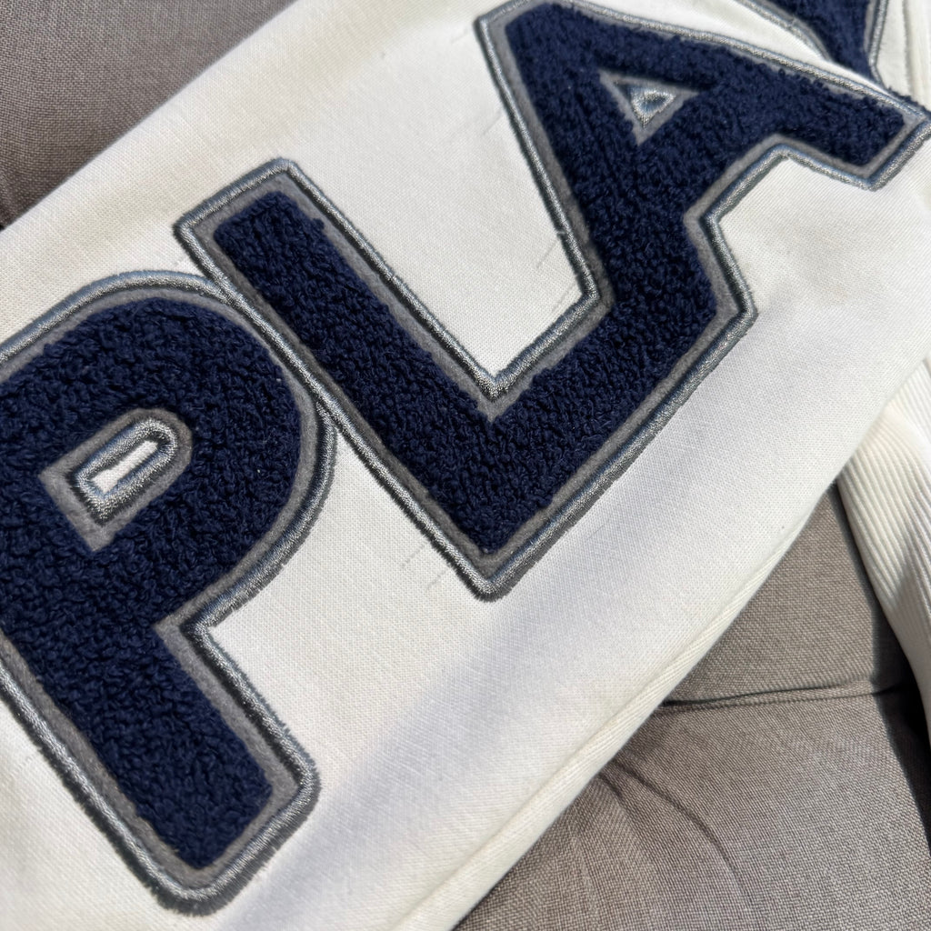 Geedup Play For Keeps Hoodie 'White Navy' (Second hand)