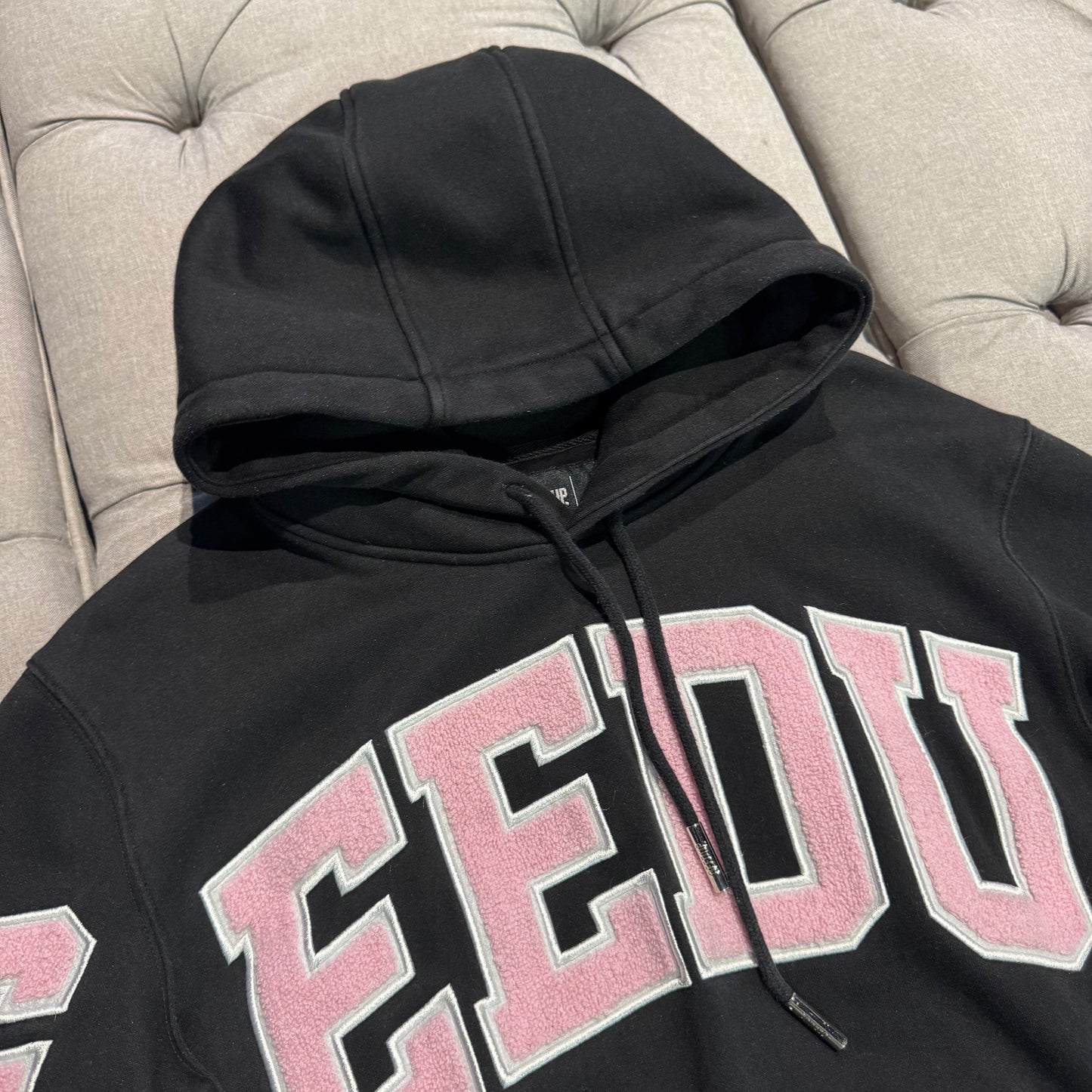Geedup Team Logo Hoodie 'Black Pink' (Second hand)