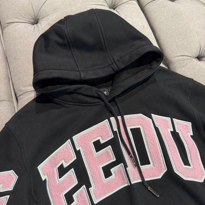 Geedup Team Logo Hoodie 'Black Pink' (Second hand)