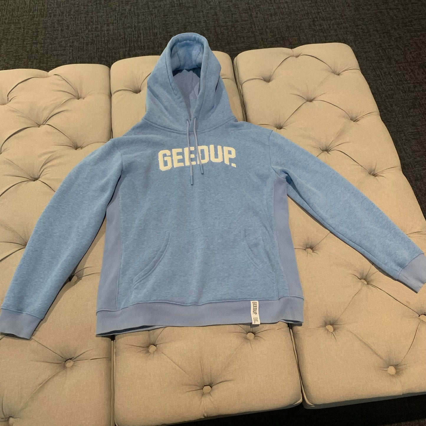 Geedup Play For Keeps Hoodie 'Ice Blue' (Second hand)