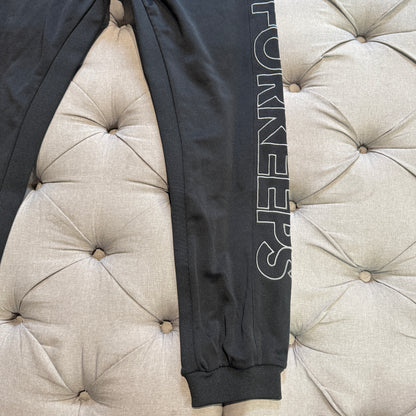 Geedup PFK Nylon Track Pants 'Black Grey' (Second hand)