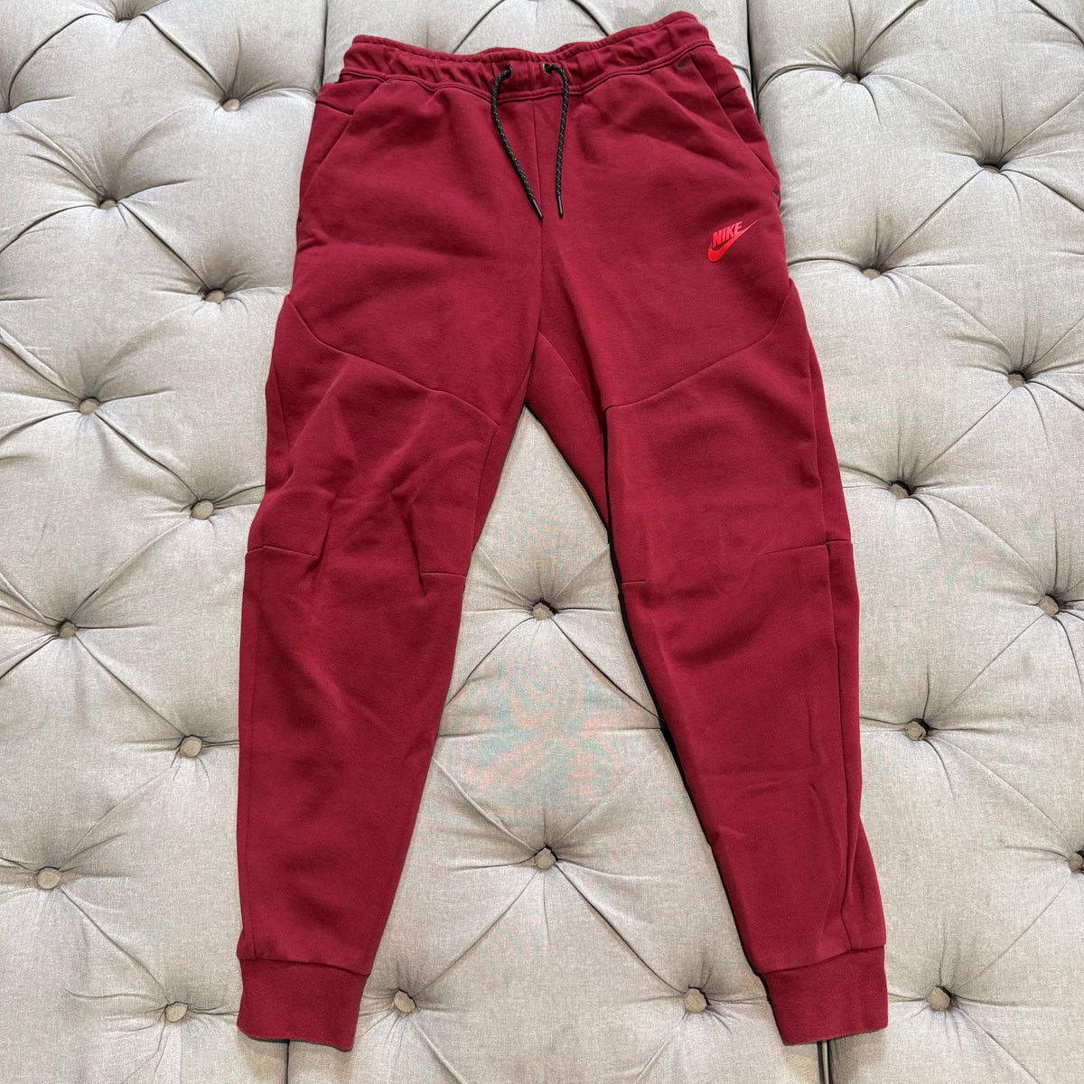 Nike Tech Fleece Pants 'Team Red Dark Maroon' (Second hand)