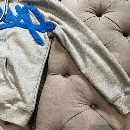 Geedup Handstyle Hoodie 'Grey Blue' (Second hand)