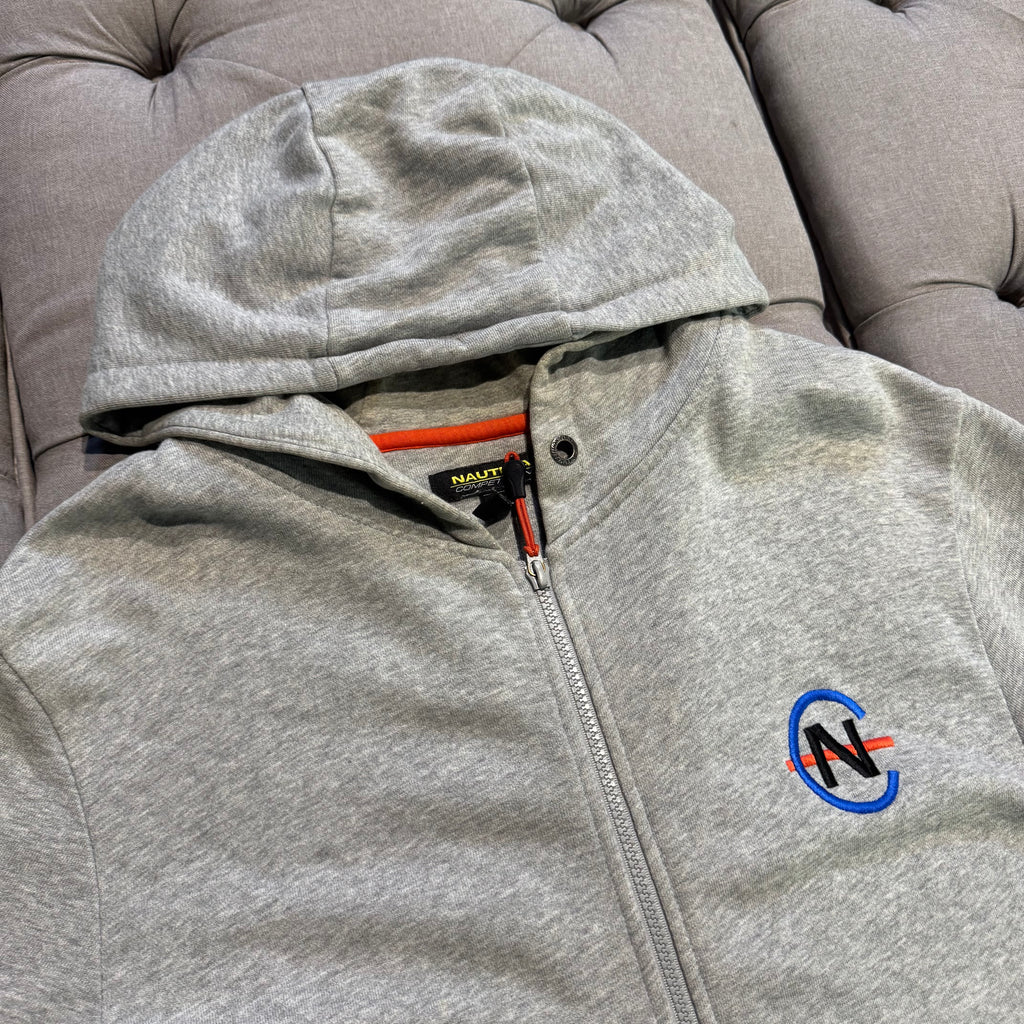 Nautica Competition Zipup Hoodie 'Grey Blue' (Second hand)